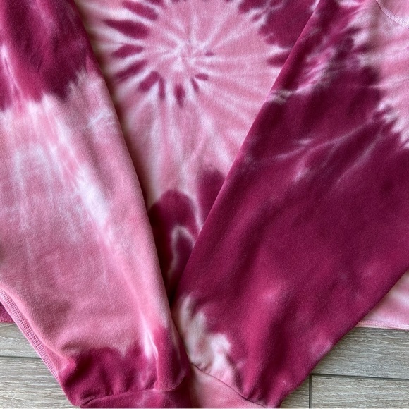 Treasure & Bond Tie Dye Dolman Sleeve Cropped Sweatshirt - Picture 8 of 16